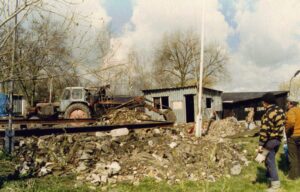 Wynajety sprzet troche nam pomogl